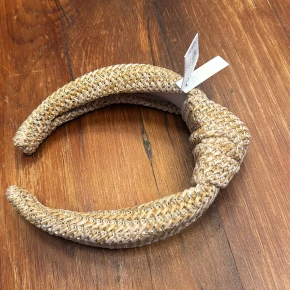 JCrew Knot headband in raffia - Picture 2 of 3